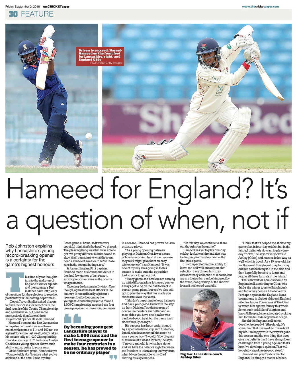 The Cricket Paper Preview Pages