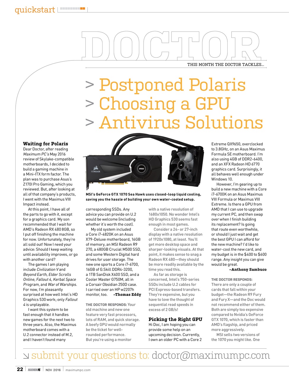 Maximum PC Preview Pages