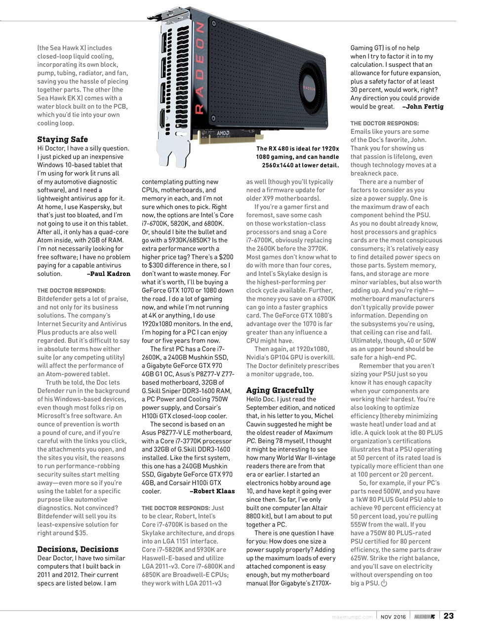 Maximum PC Preview Pages