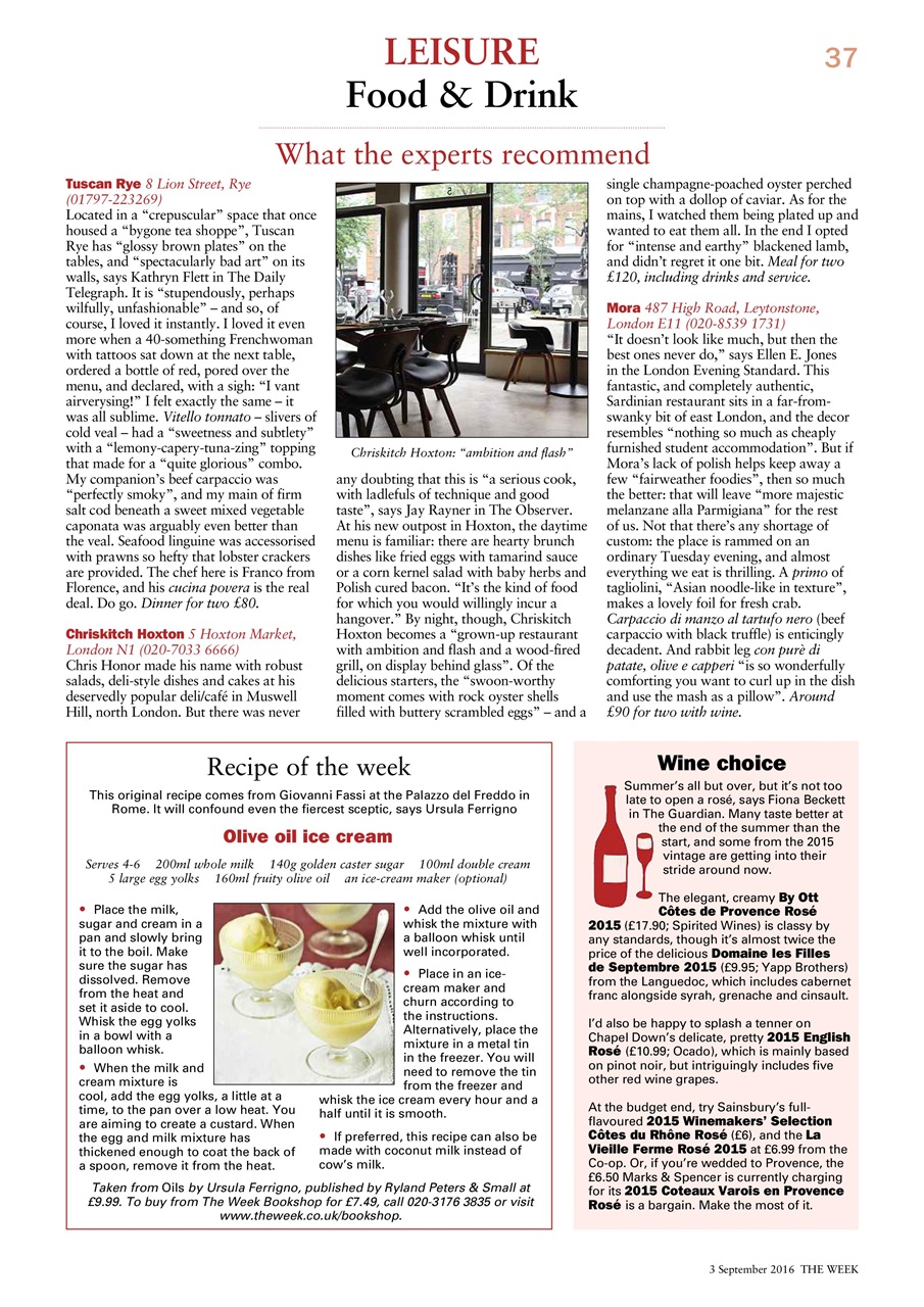 The Week Preview Pages