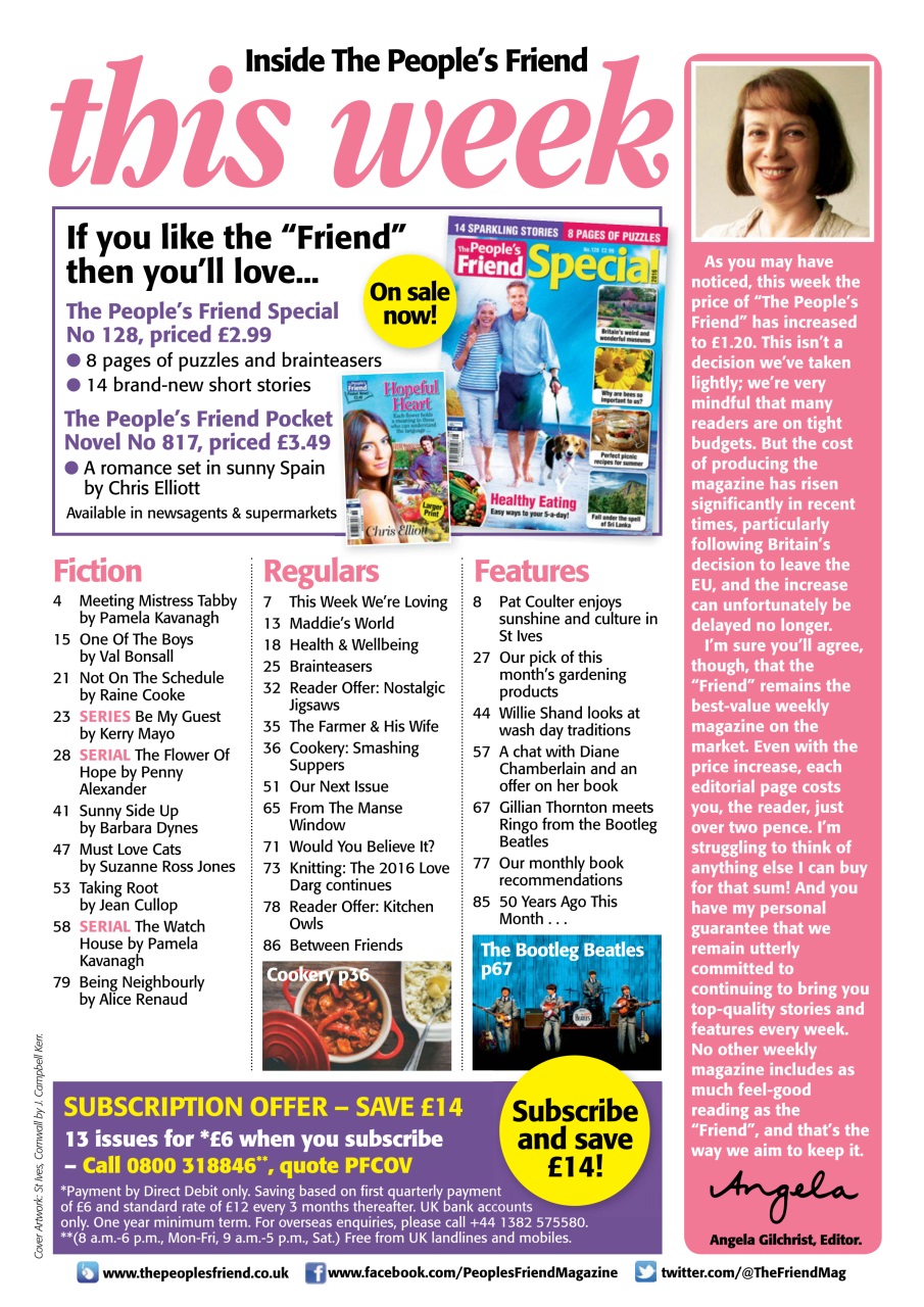 The People’s Friend Preview Pages