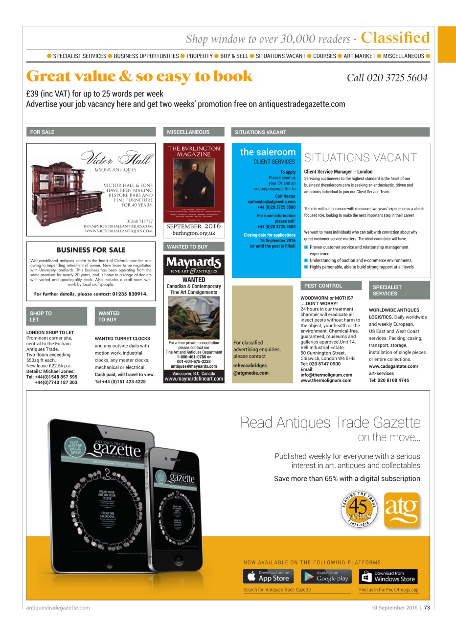 Antiques Trade Gazette Preview Pages