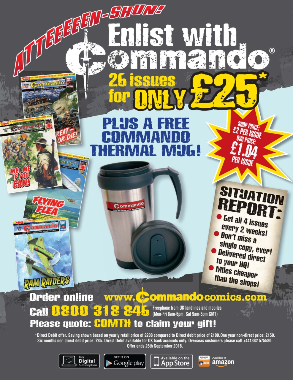 Commando Preview Pages