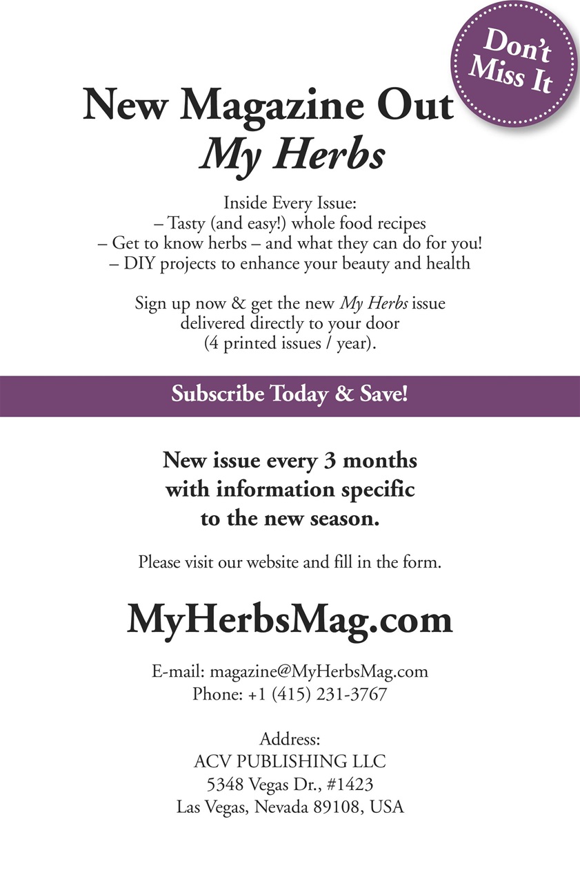 My Herbs Magazine Preview Pages