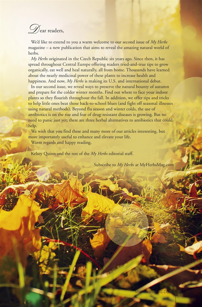 My Herbs Magazine Preview Pages