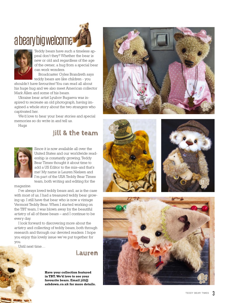 Teddy Bear Times Preview Pages