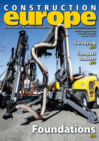 Construction Europe issue September 2016