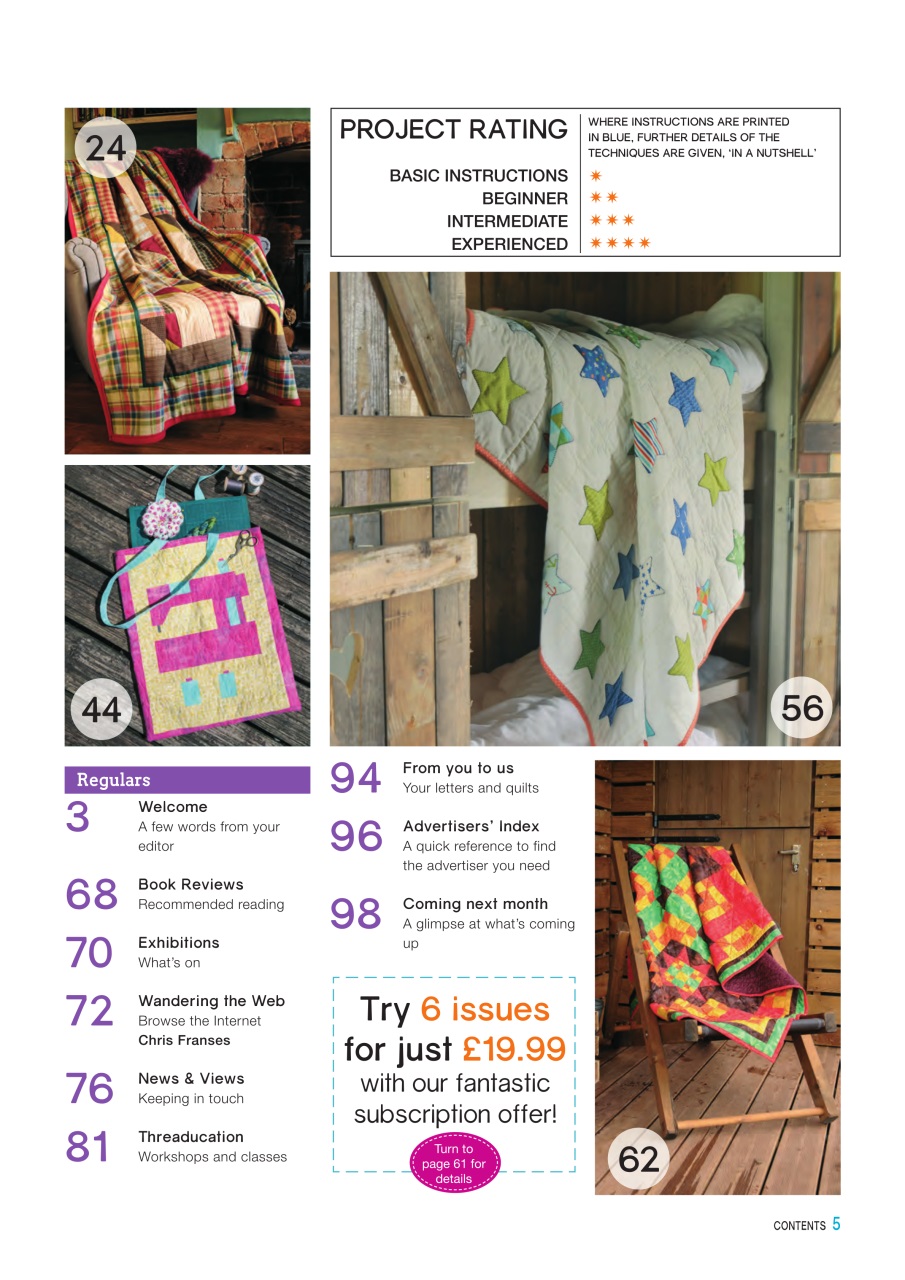 Patchwork and Quilting Preview Pages