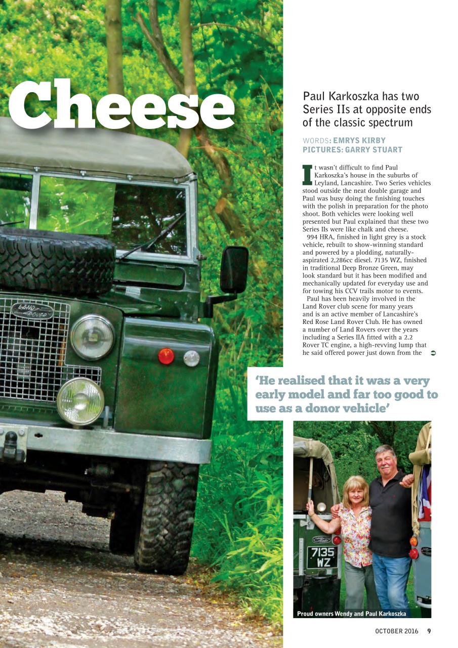 Classic Land Rover Magazine Preview Pages