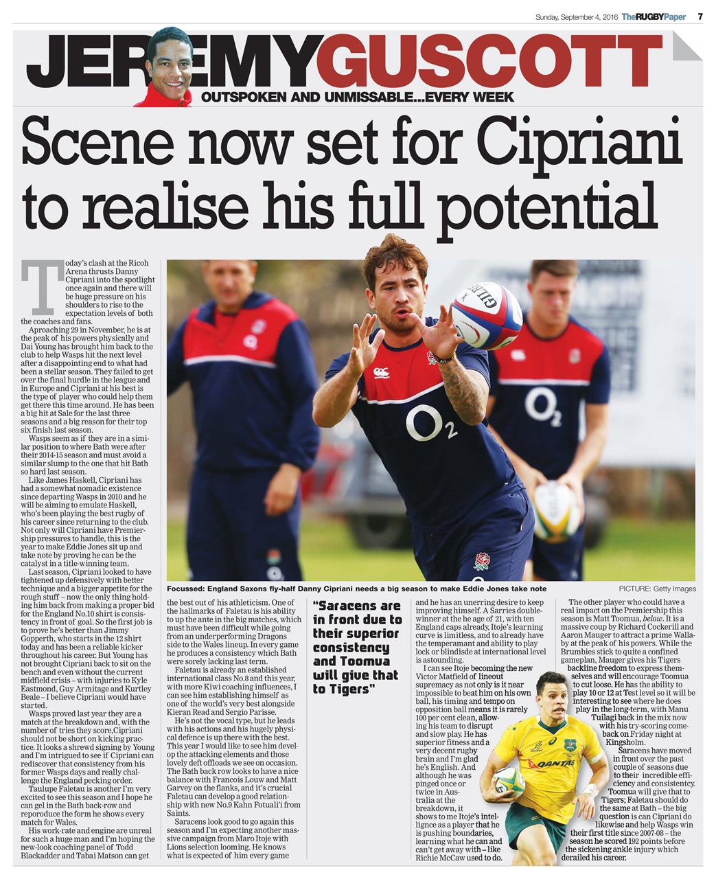 The Rugby Paper Preview Pages