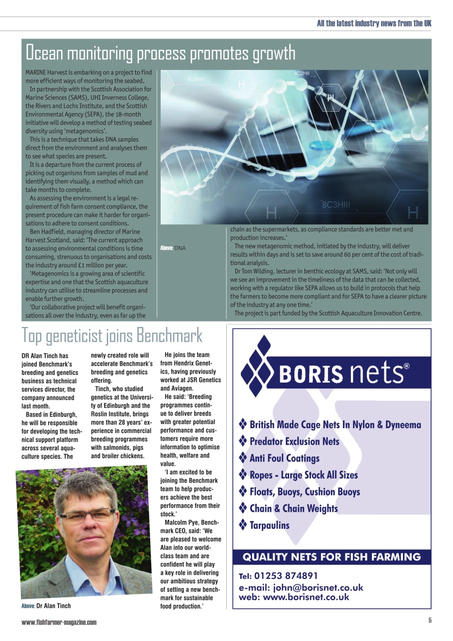 Fish Farmer Magazine Preview Pages