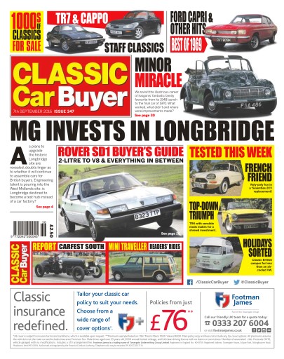Classic Car Buyer issue 