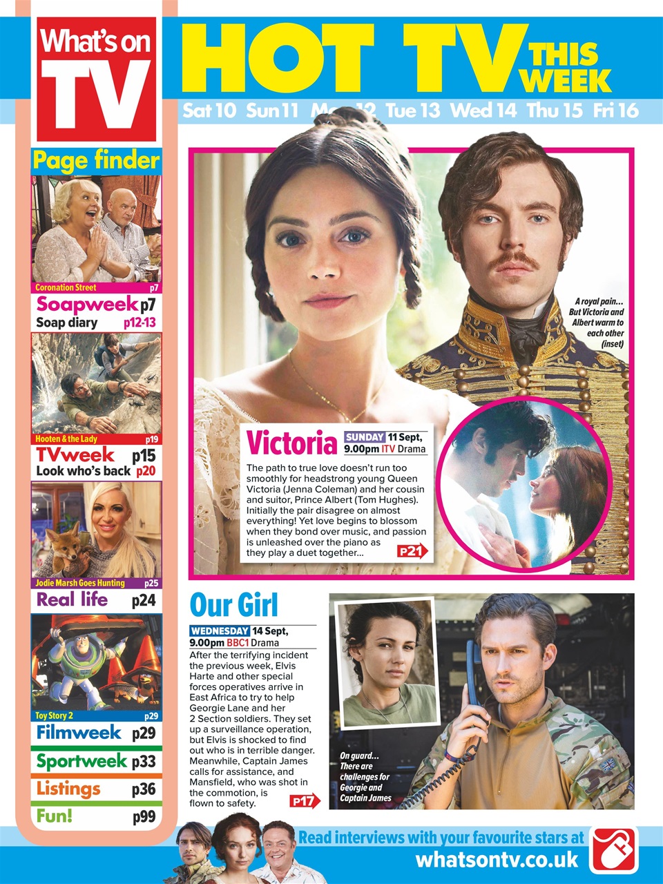 What's on TV Preview Pages
