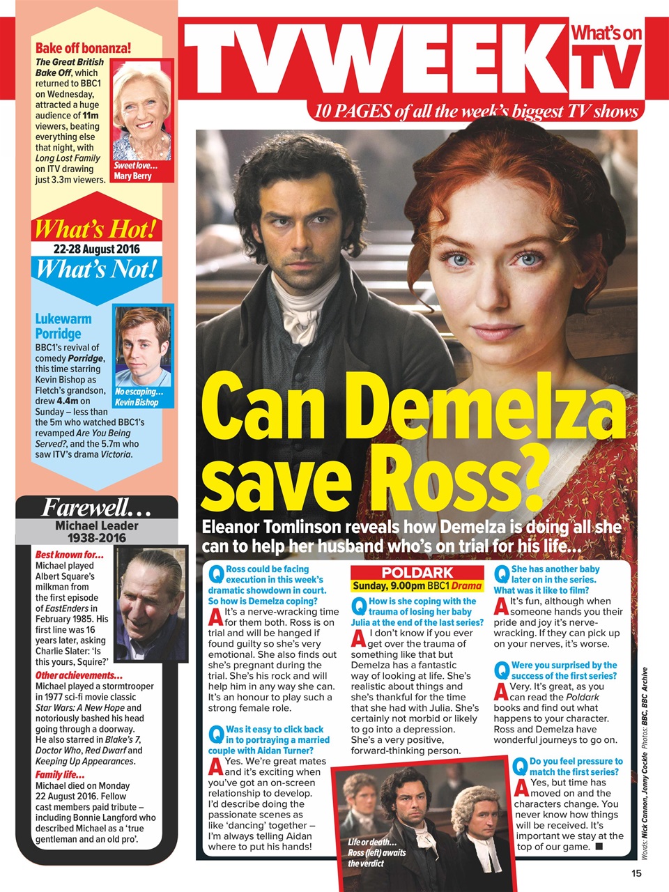 What's on TV Preview Pages