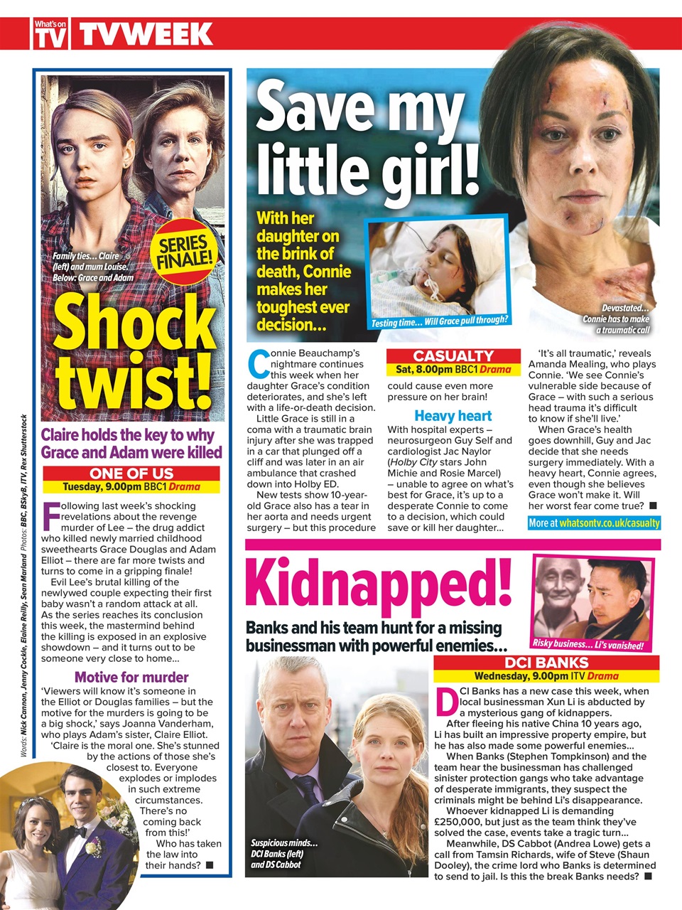 What's on TV Preview Pages
