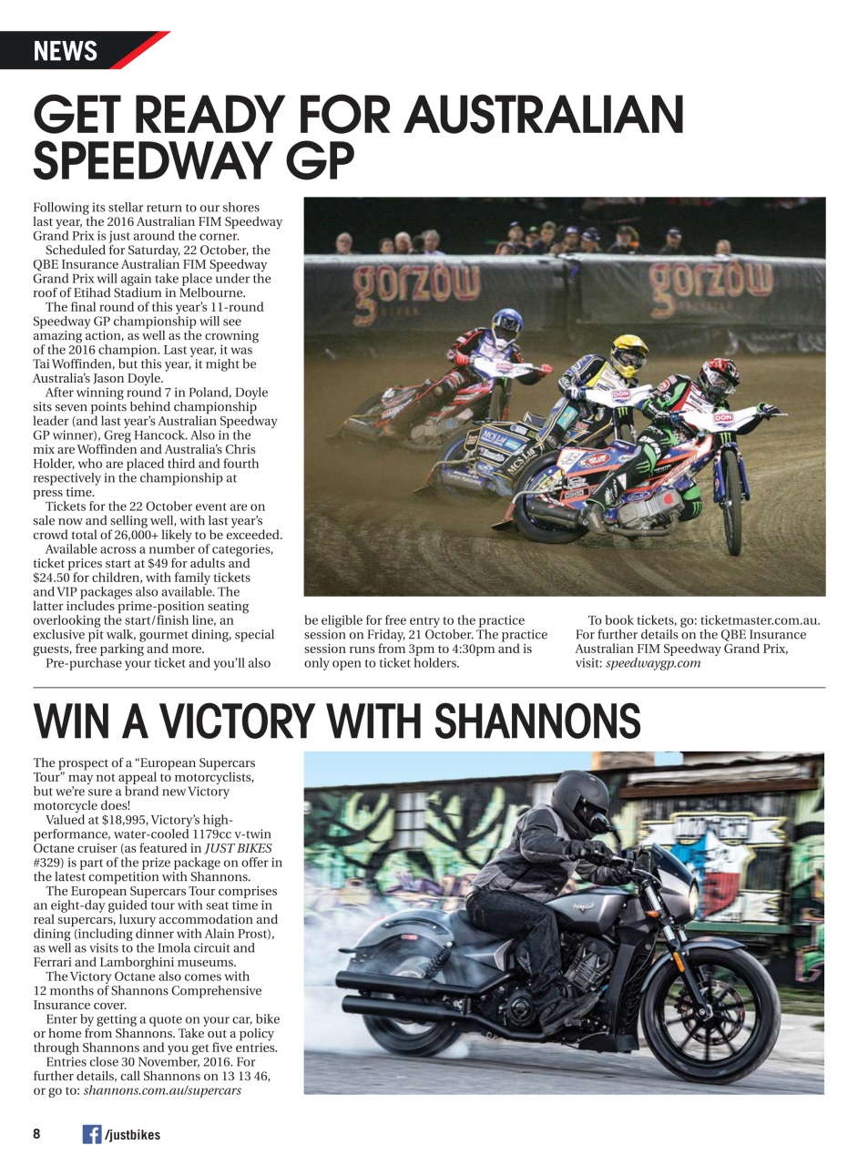 JUST BIKES Preview Pages