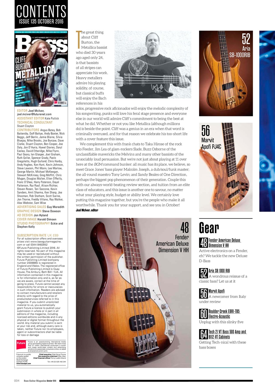 Bass Player UK Preview Pages