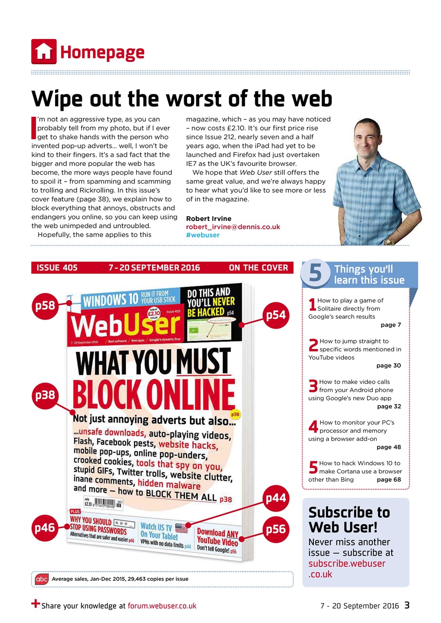 Webuser Preview Pages