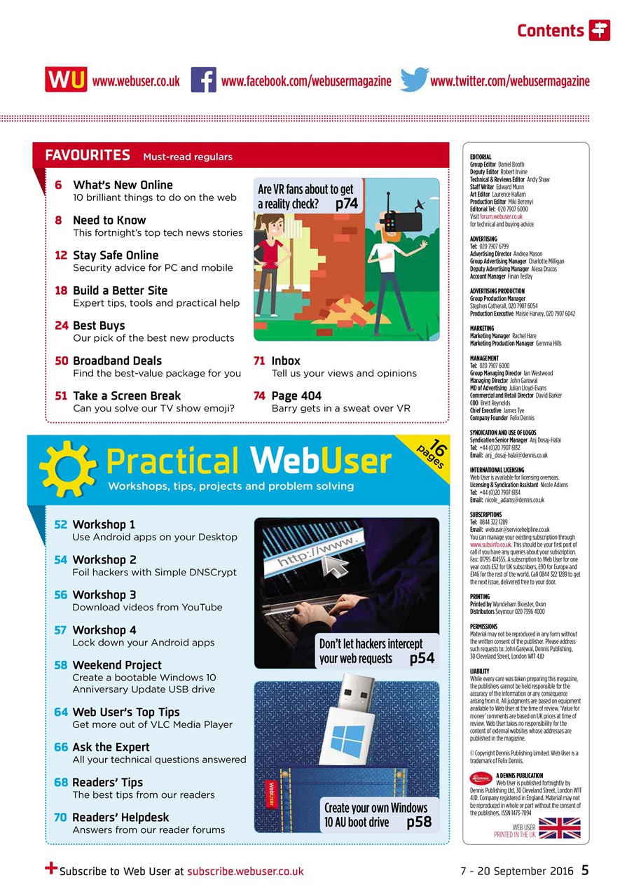 Webuser Preview Pages