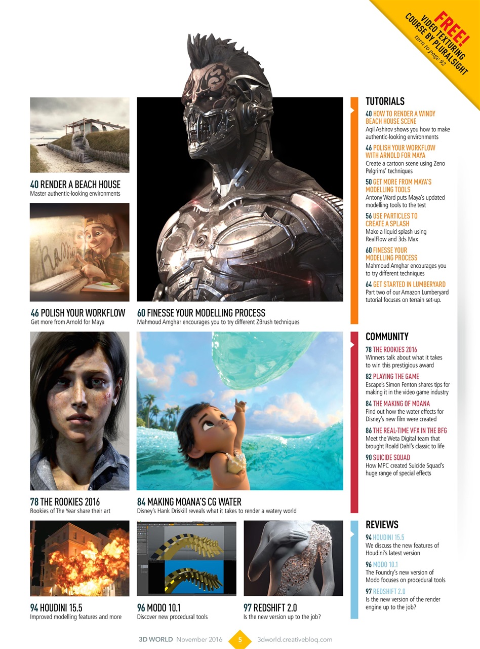 3D World Preview Pages