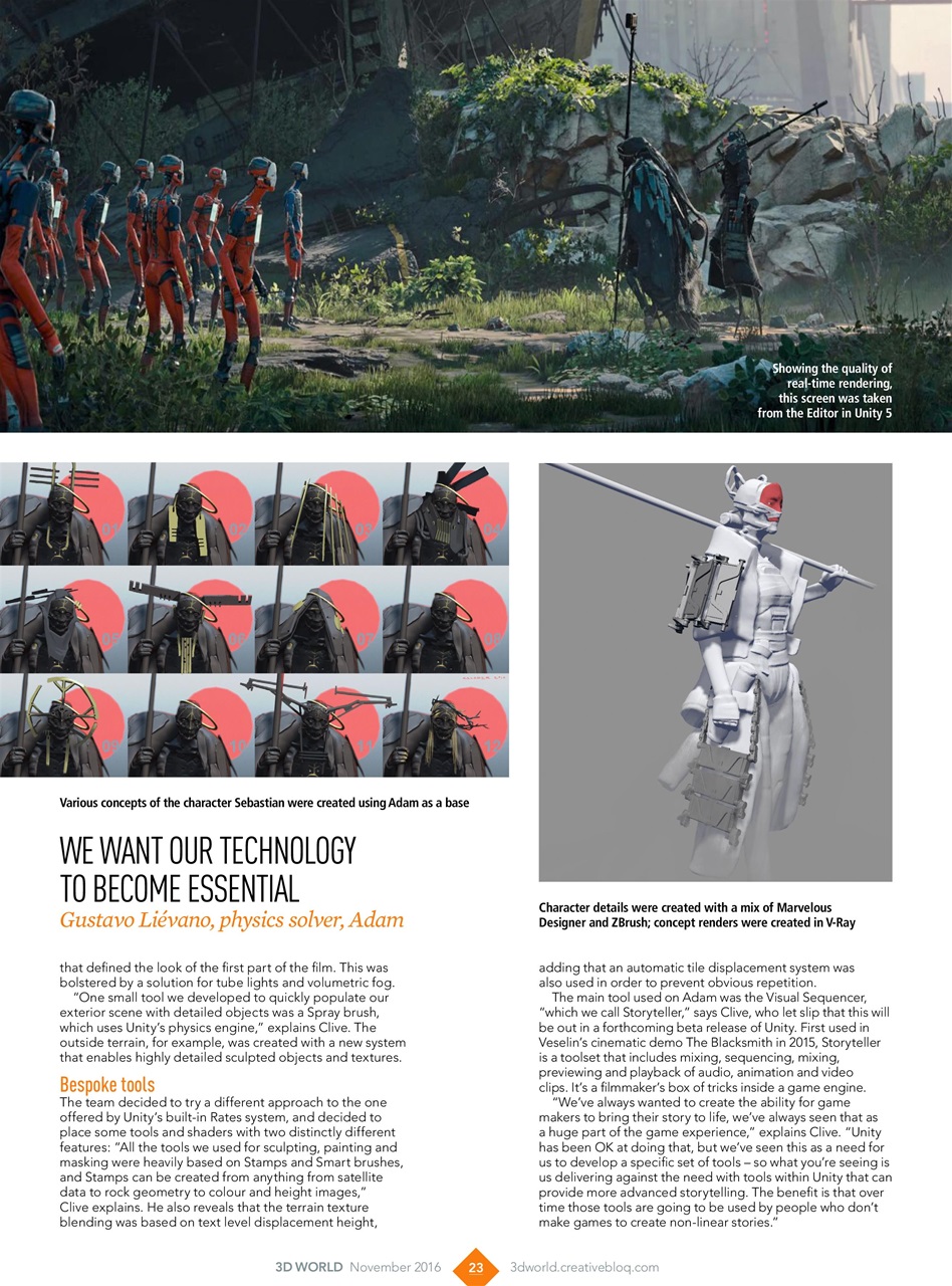 3D World Preview Pages