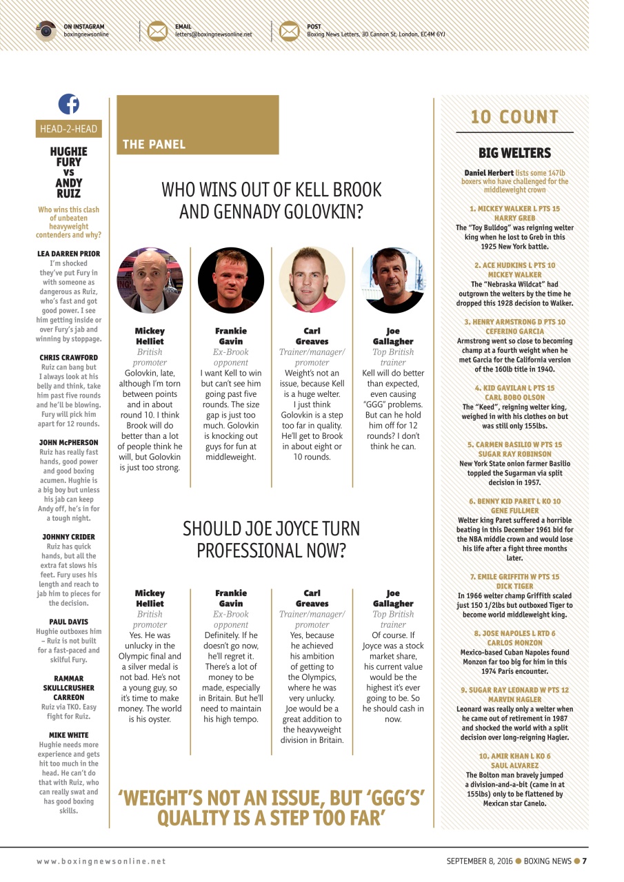 Boxing News Preview Pages