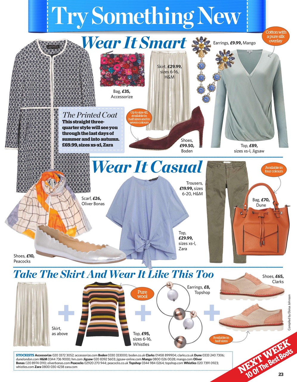 Woman's Weekly Preview Pages