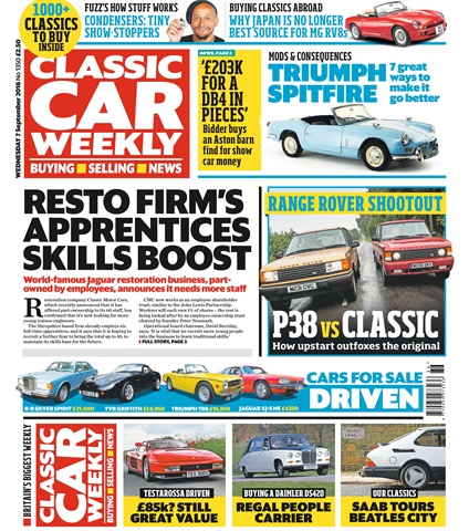 Classic Car Weekly issue 7th September 2016