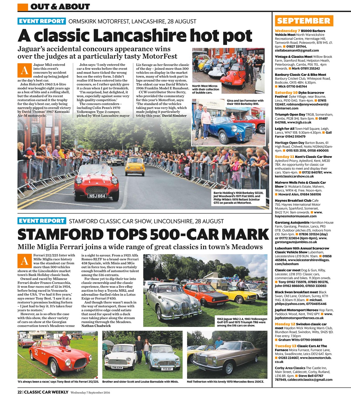 Classic Car Weekly Preview Pages
