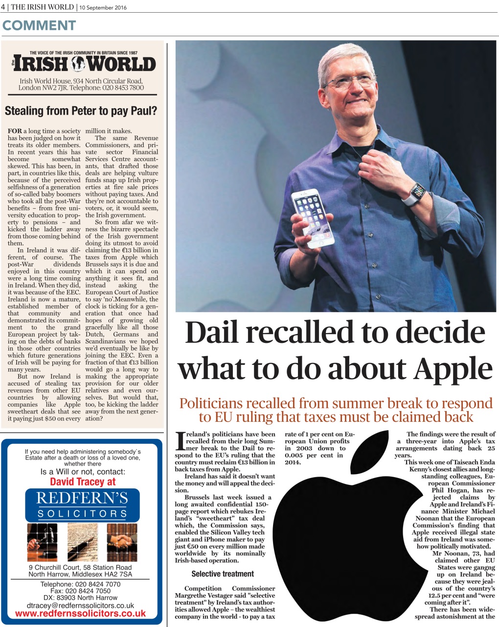 Irish World Preview Pages