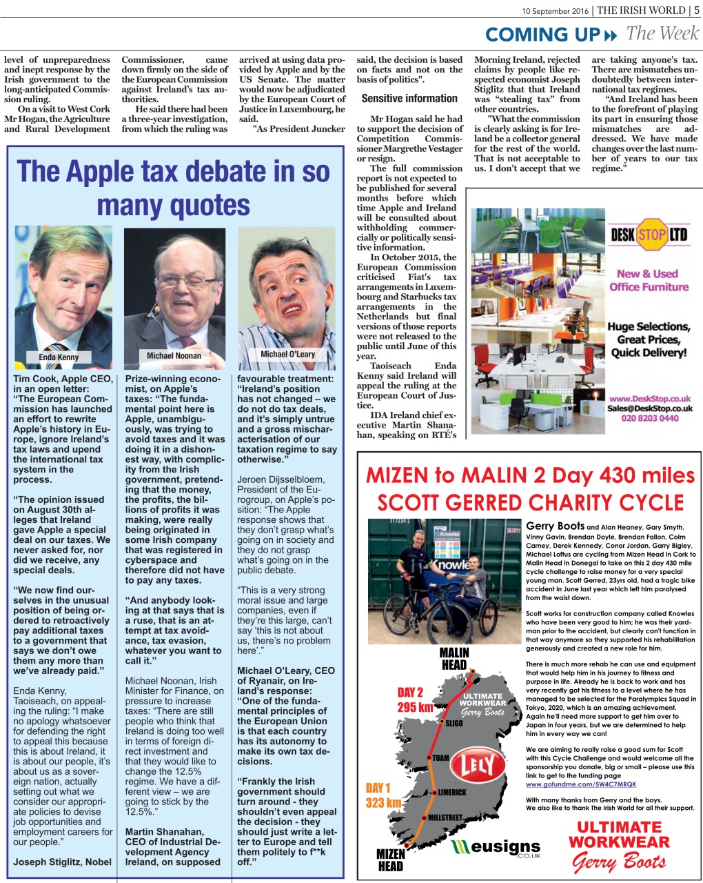 Irish World Preview Pages