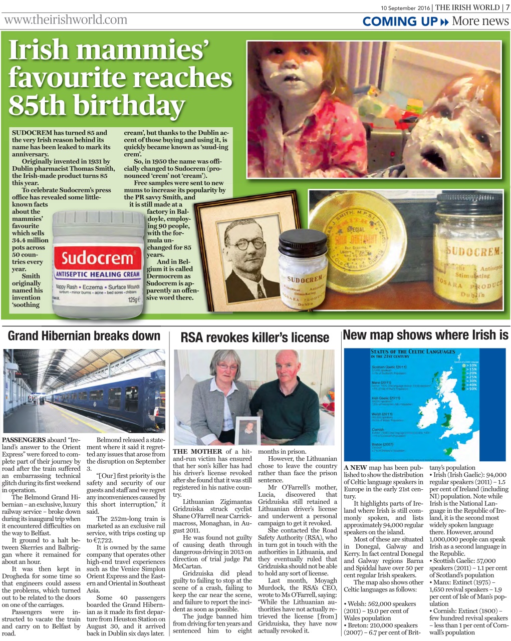 Irish World Preview Pages