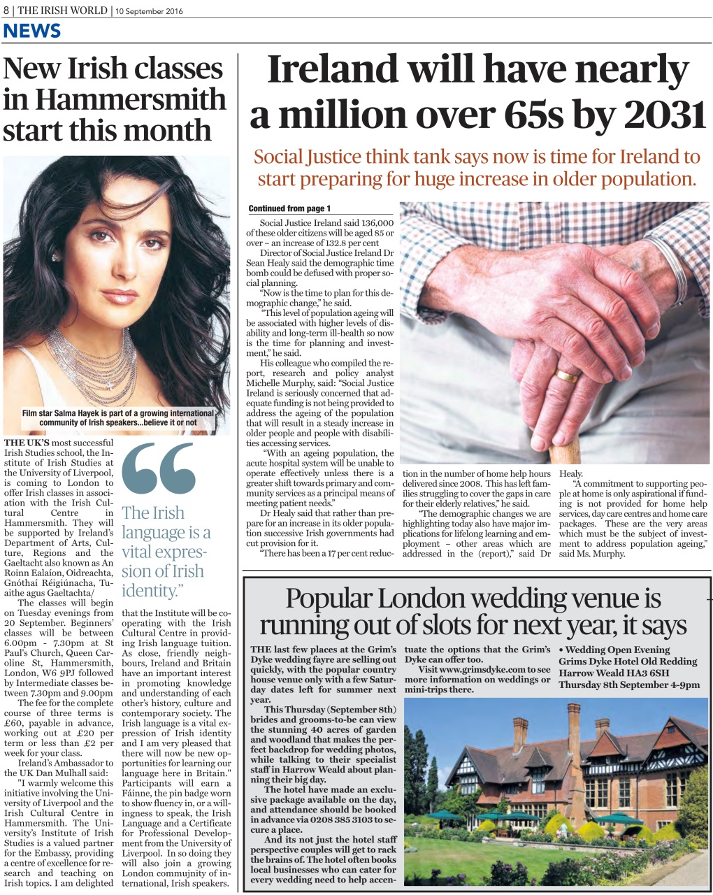 Irish World Preview Pages