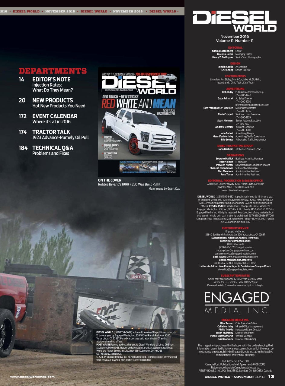 Diesel World Preview Pages