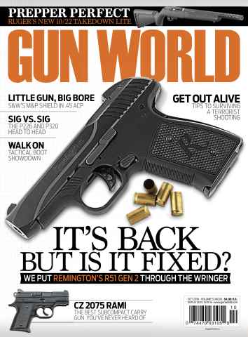 Gun World issue October 2016