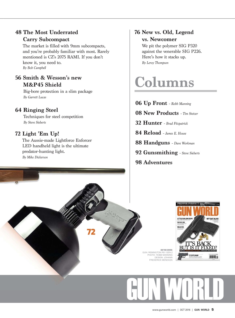 Gun World Preview Pages