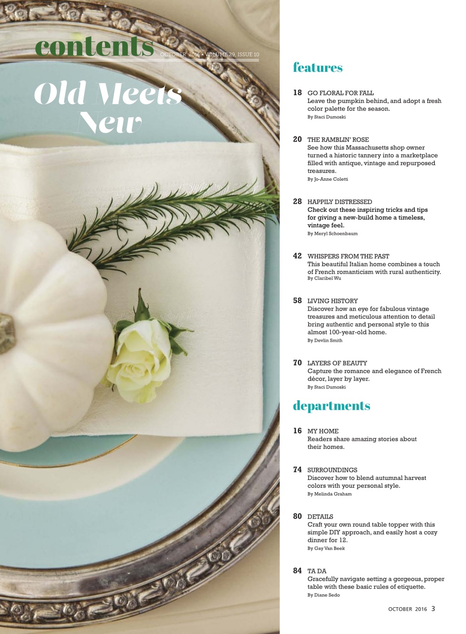 Romantic Homes Preview Pages