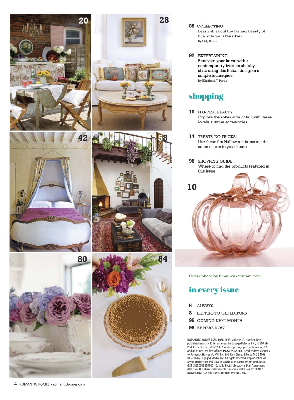 Romantic Homes Preview Pages