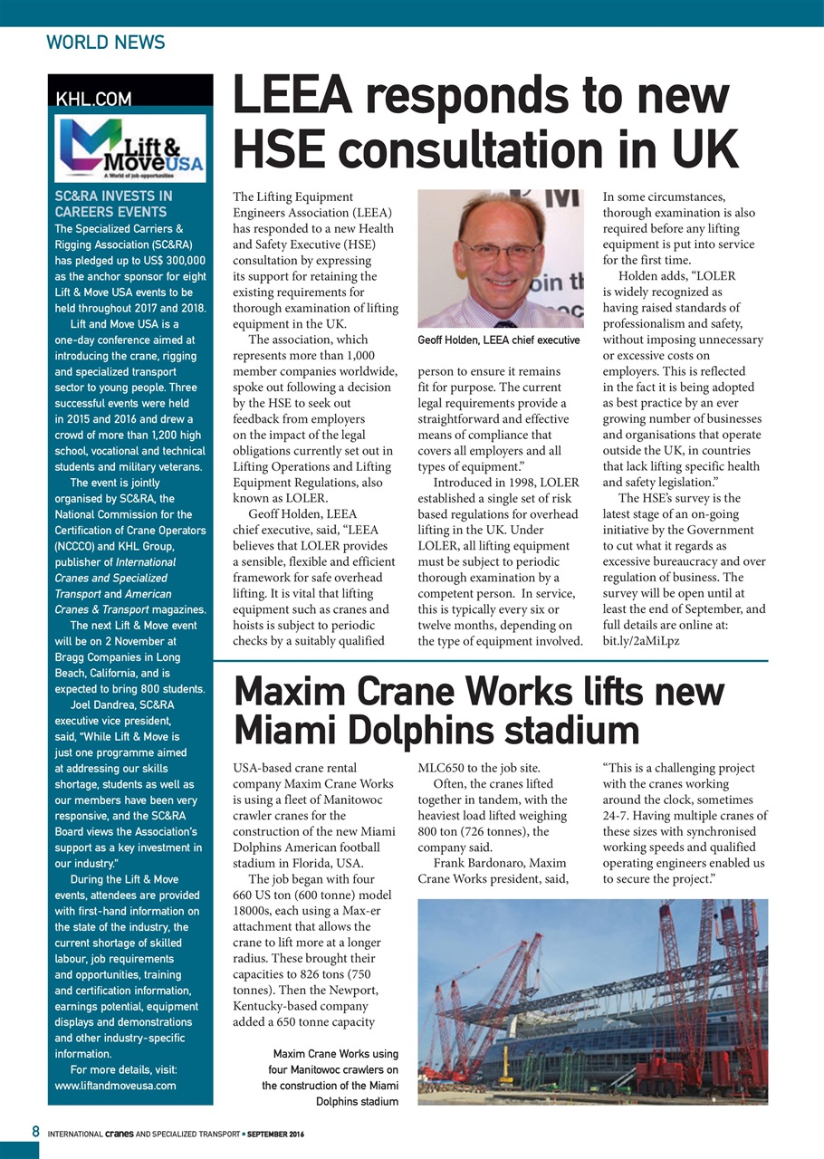 Int. Cranes and Specialized Transp Preview Pages