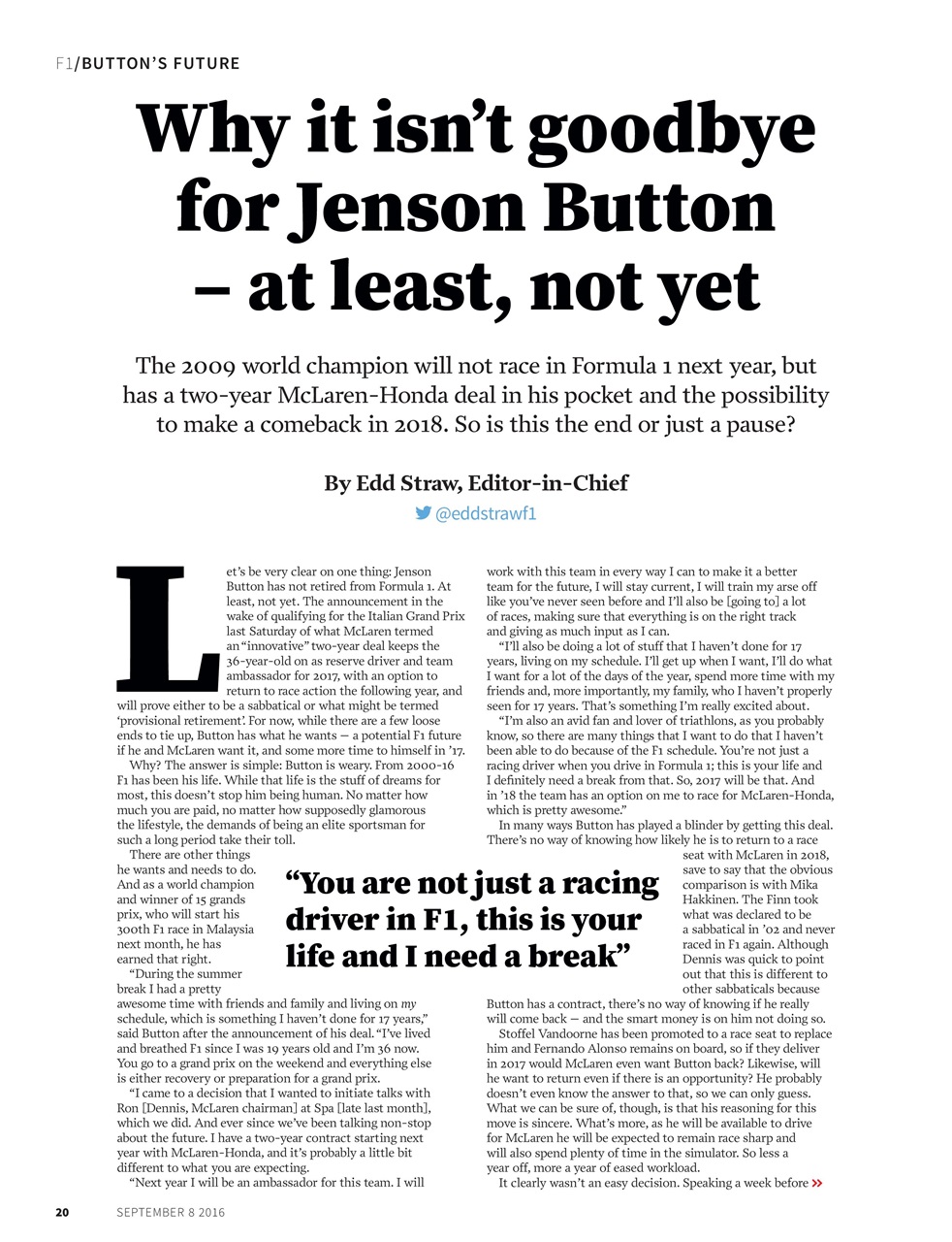 Autosport Preview Pages