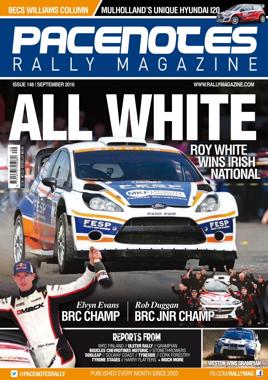 Pacenotes Rally magazine Preview Pages