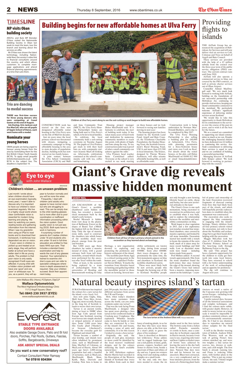 The Oban Times & Lochaber Times Preview Pages