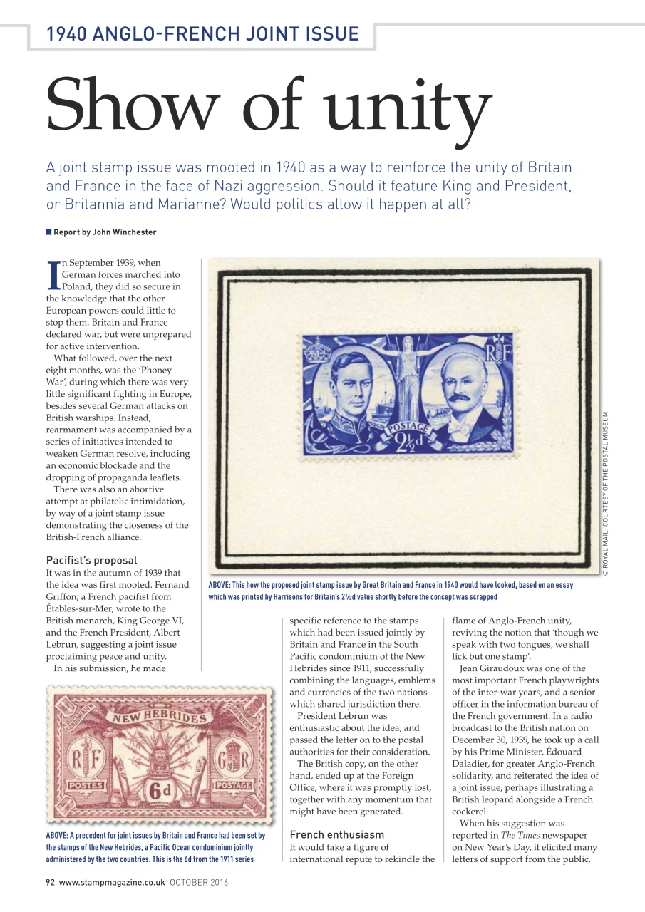 Stamp Magazine Preview Pages