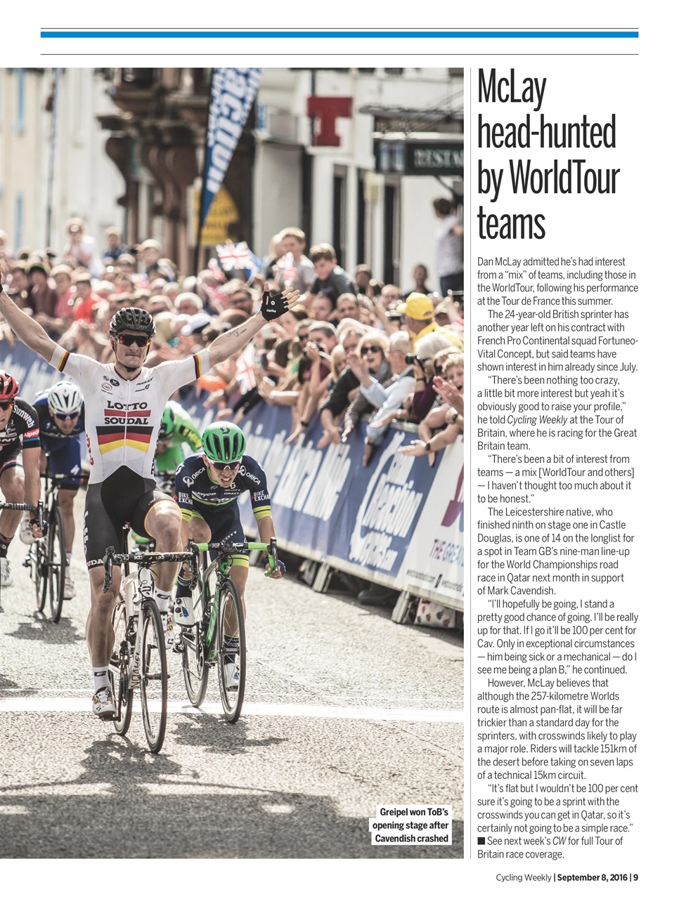 Cycling Weekly Preview Pages