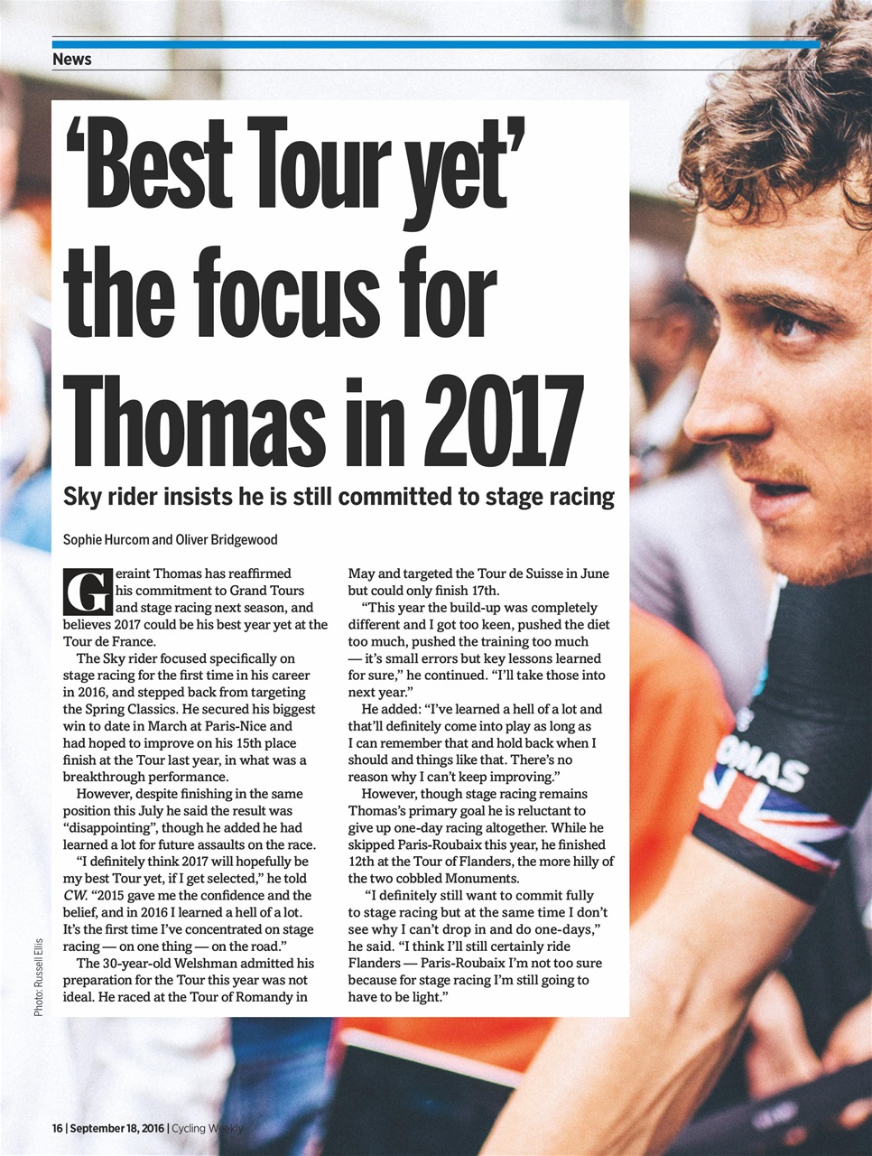 Cycling Weekly Preview Pages