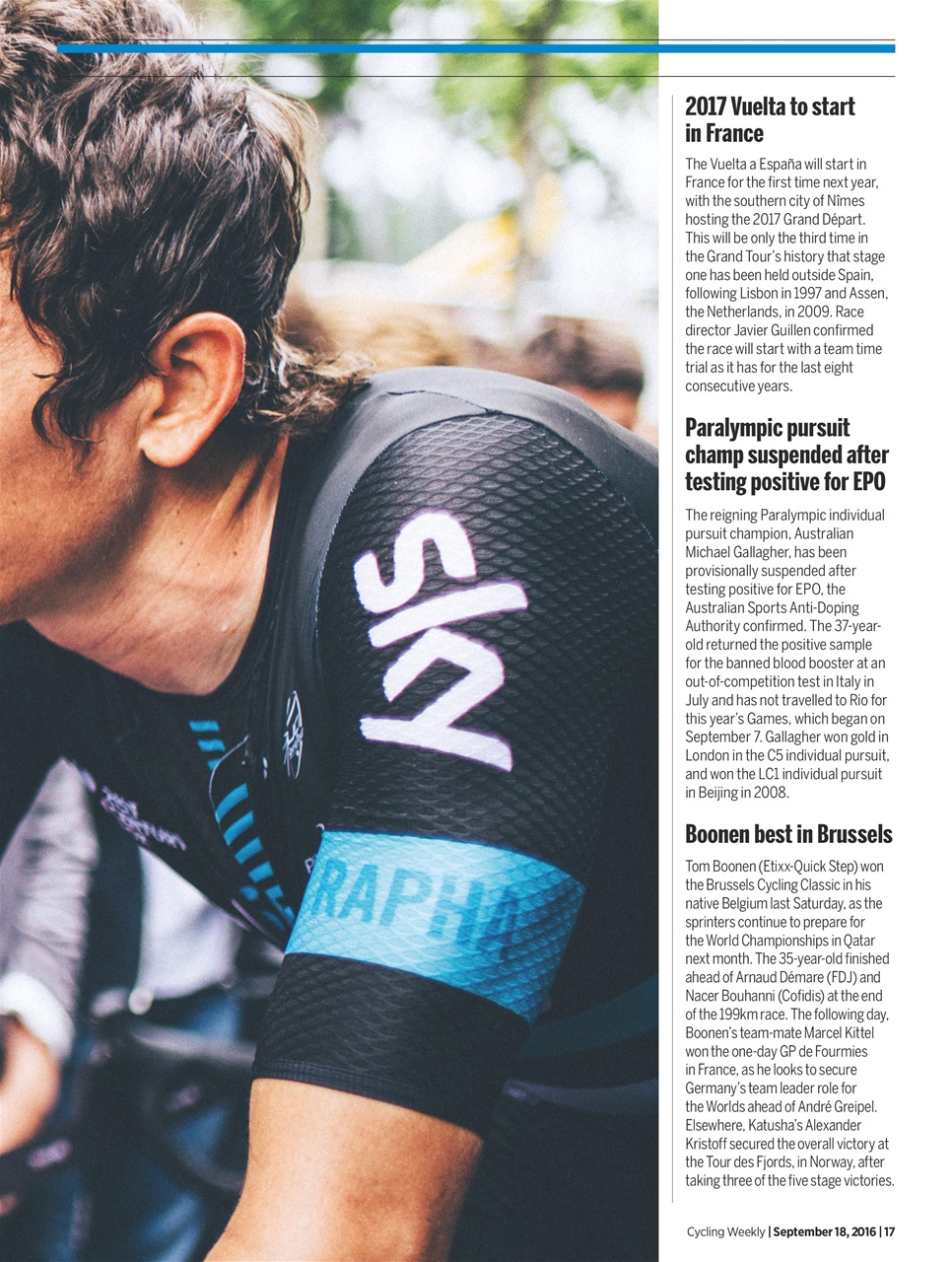 Cycling Weekly Preview Pages