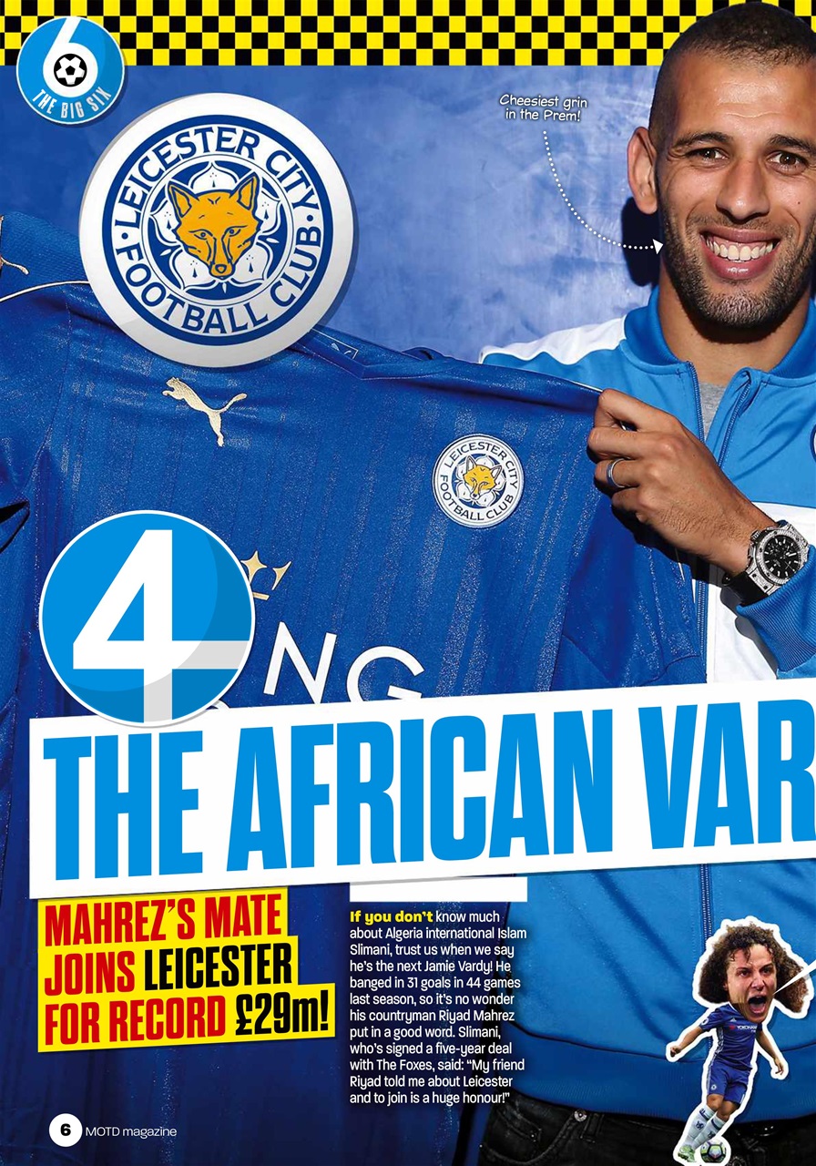 Match of the Day Preview Pages