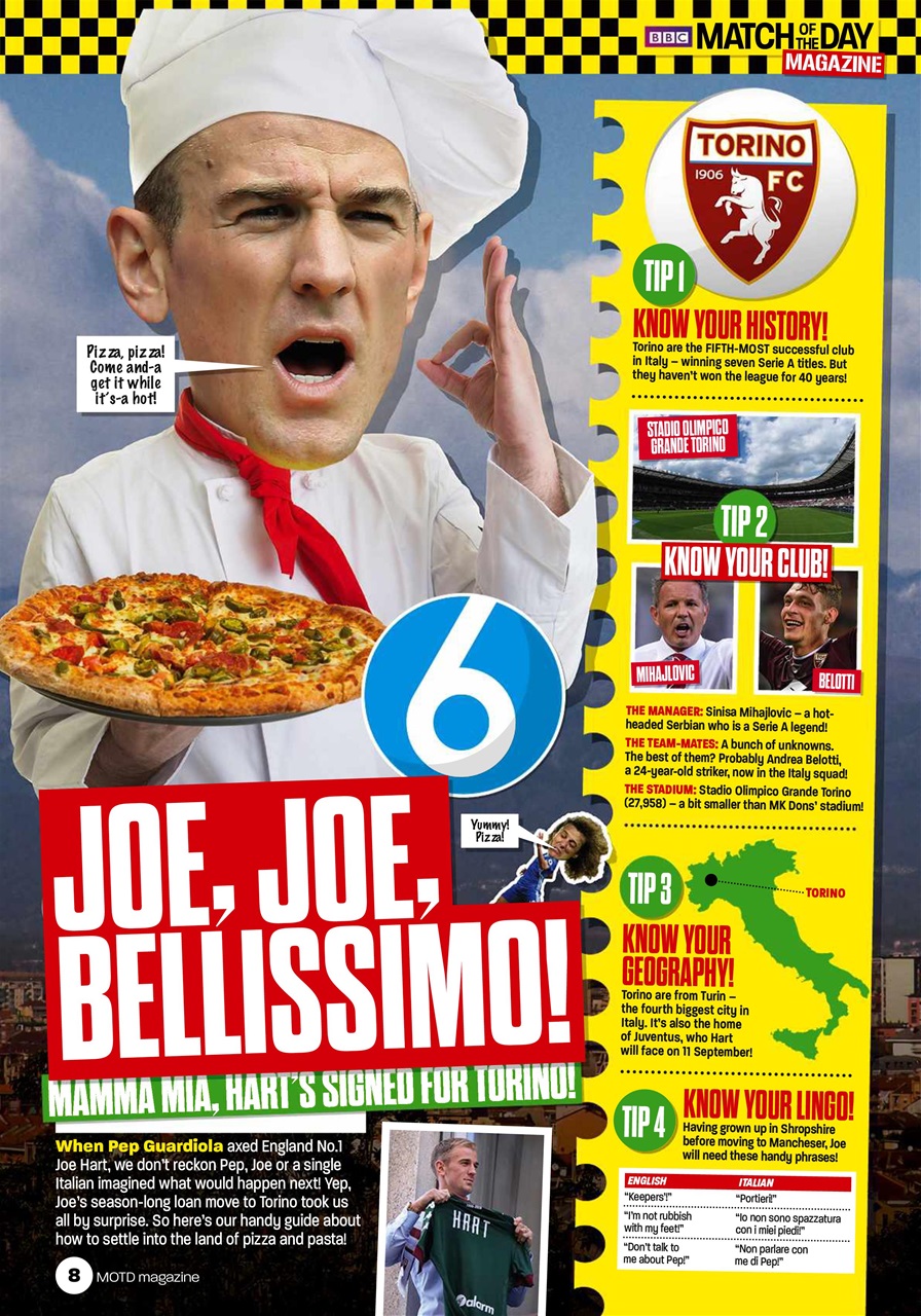 Match of the Day Preview Pages