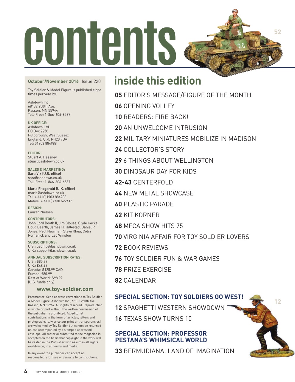 Toy Soldier & Model Figure Preview Pages