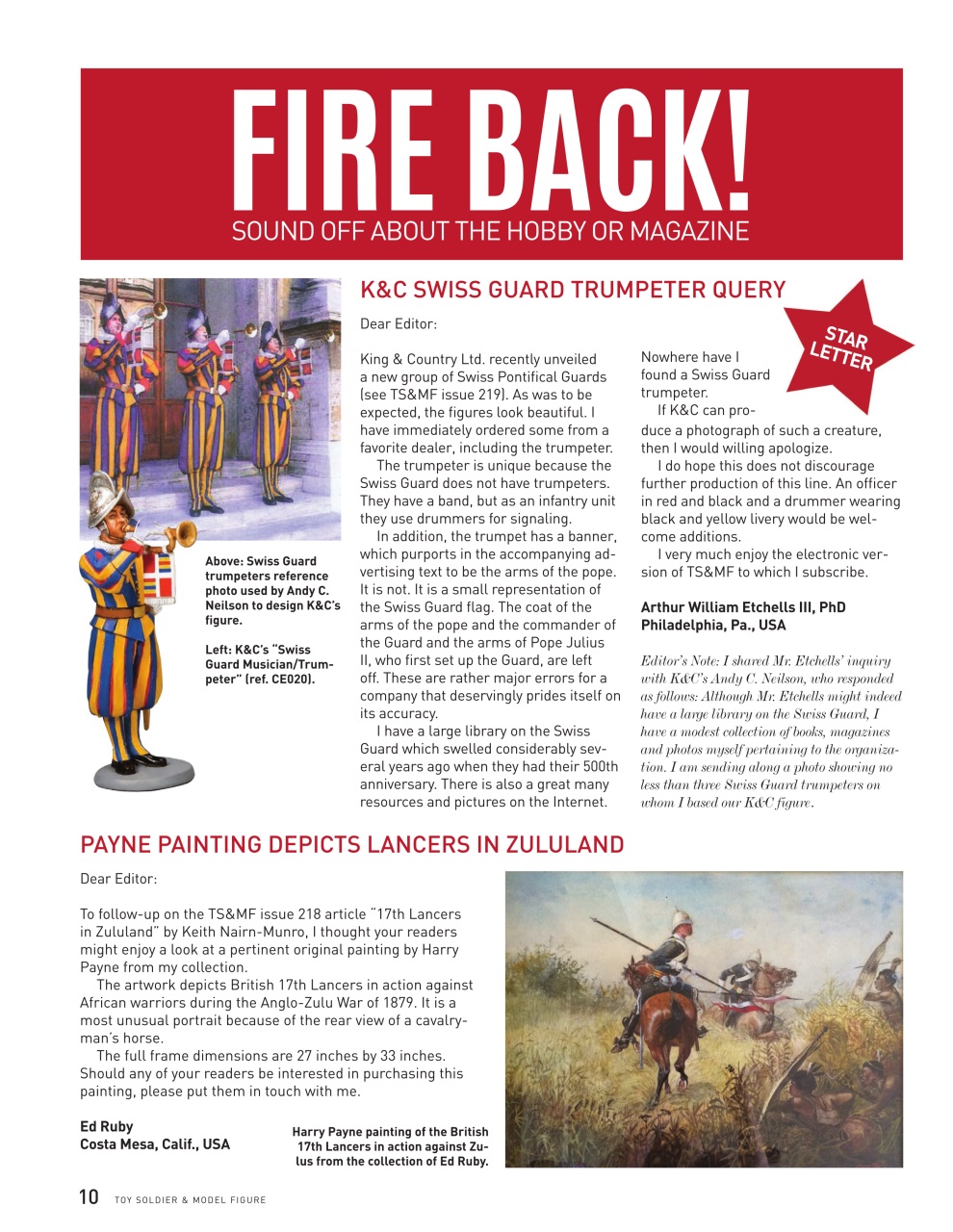 Toy Soldier & Model Figure Preview Pages